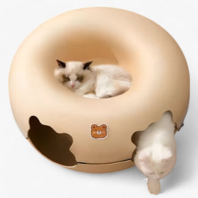 pets : Interactief Tunneltje Speelgoed voor Katten - Grijs in van Pantino