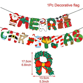 home & garden : VrolijkBanner - Kerstbannerslinger - Voeg een Feestelijk Tintje Toe aan Uw Huis in 21 van Pantino