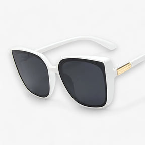 Cat Eye Sunglasses : Zonnebril Oranje Grijs - Mariana Vintage Kat-ogle - Chic en Gedurfde Stijl in zoals getoond van Pantino