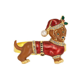home & garden : 6 Kerstservettenringen met Dennenappels - Perfect in L van Pantino