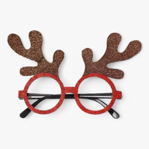 Party Glasses : Bril Heren - Feestelijke Celebrant - Kerstbril met Kerstman, Kerstboom en Sneeuwman in M van Pantino