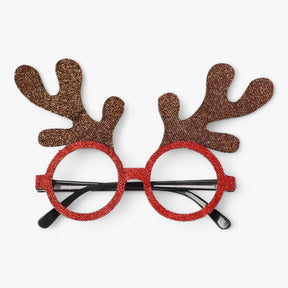 Party Glasses : Bril Heren - Feestelijke Celebrant - Kerstbril met Kerstman, Kerstboom en Sneeuwman in M van Pantino