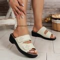 Sandales Femme Rouges - Sandales de Marche Confortables - Idéales pour Marcher avec Style et Soutien
