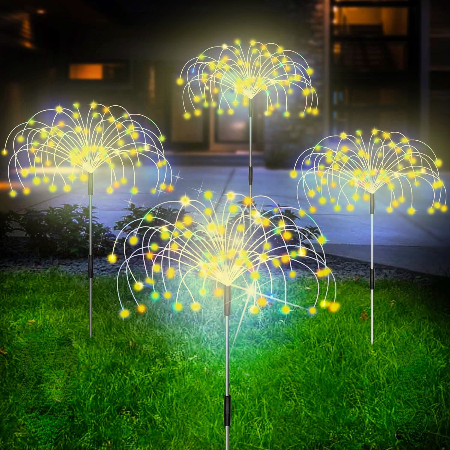 outdoor equipment : Waterdichte Solar Vuurwerklamp - Tuin Feestverlichting - Solar LED in Warm wit 120 LED van Pantino