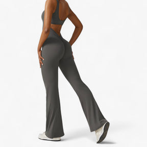 Jumpsuit : Yoga Jumpsuit - Stretch voor Maximale Flexibiliteit - Embleem Blauw in van Pantino