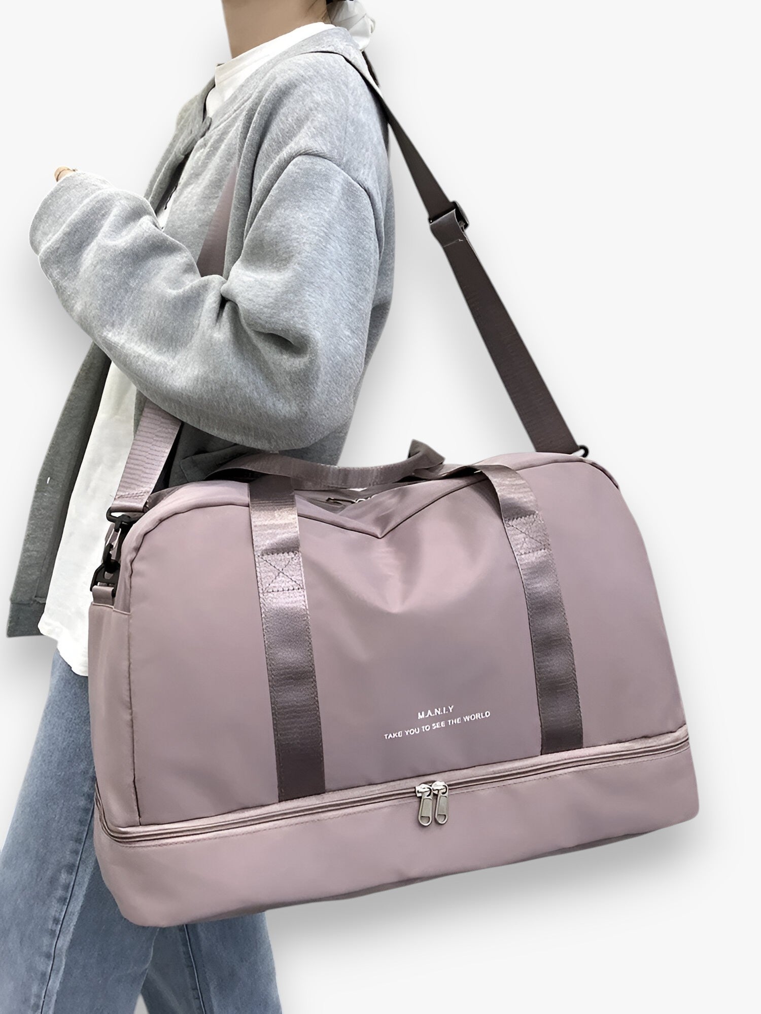 bags : Uitbreidbare Reistas voor Sport en Weekendtrips - Blauw in van Pantino