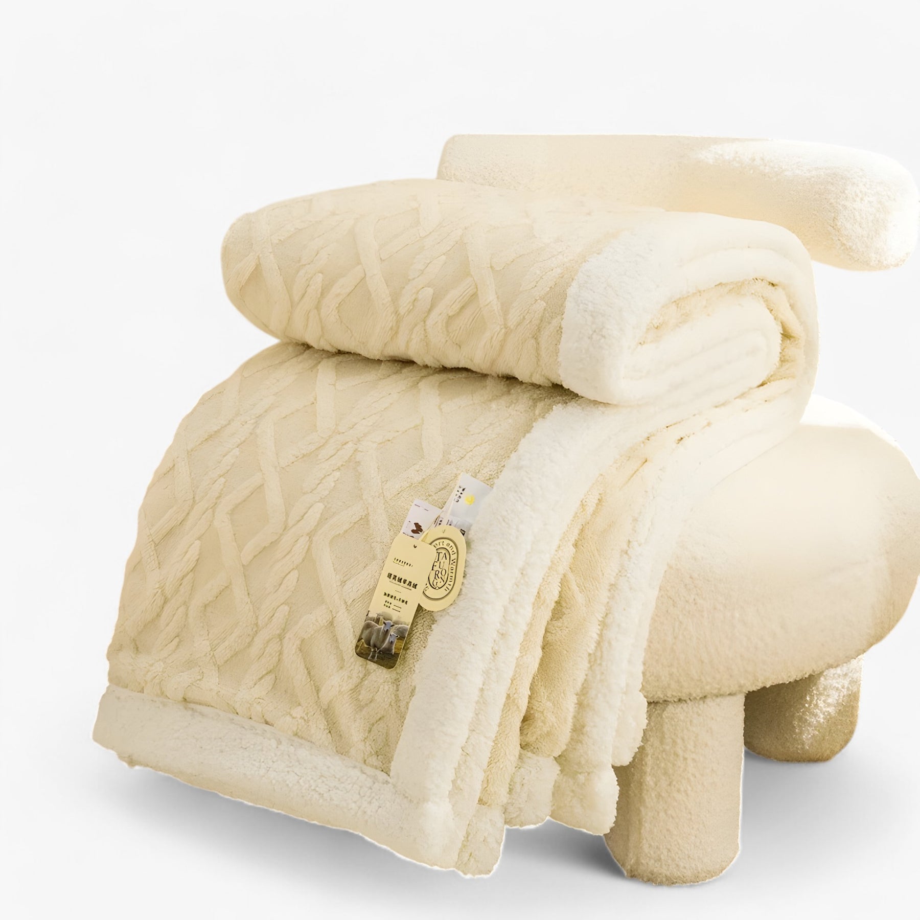 home & garden : Warme Sherpa Deken - Winterse Knusheid in 8 van Pantino