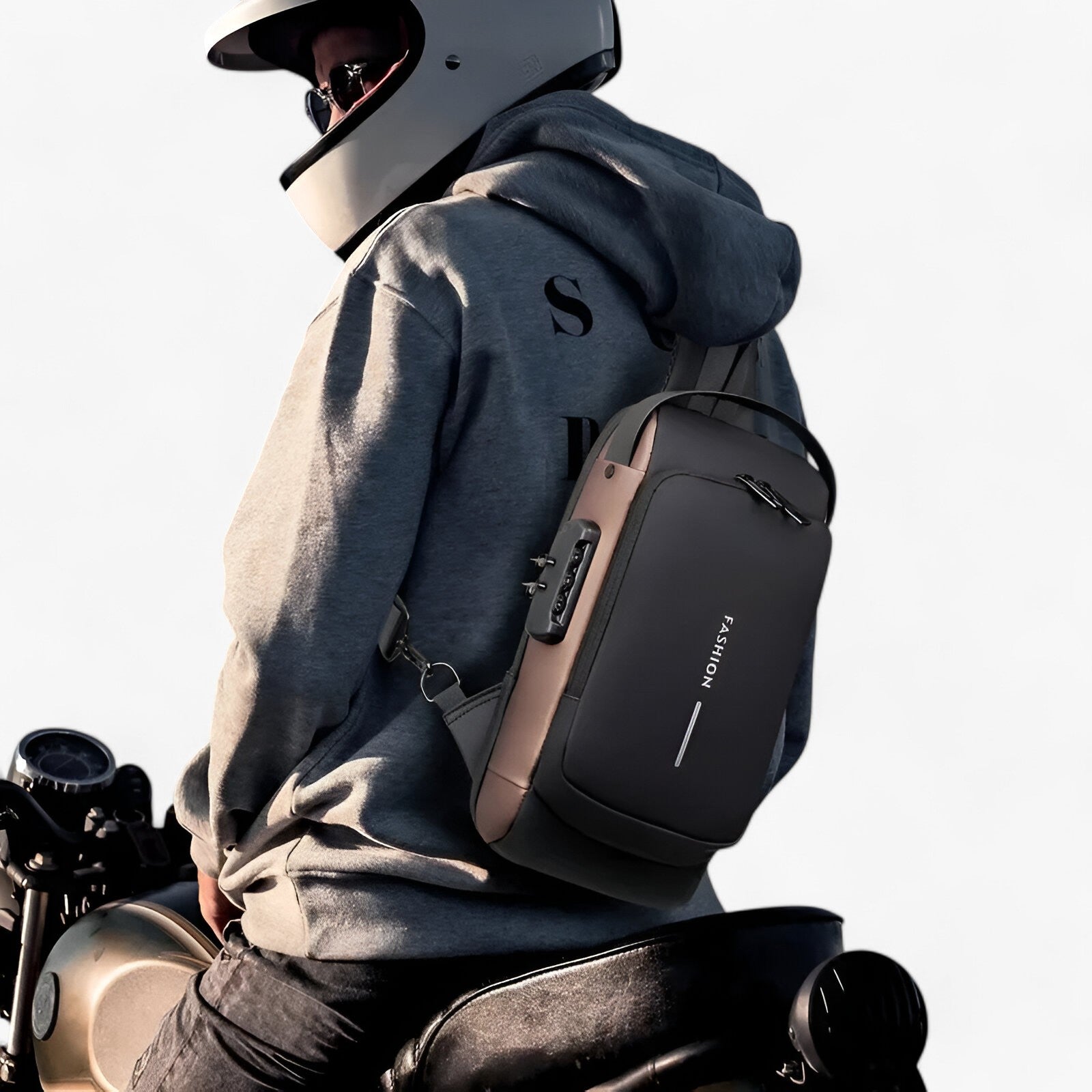 bags : Schoudertas Zwart - Diefstal USB in van Pantino