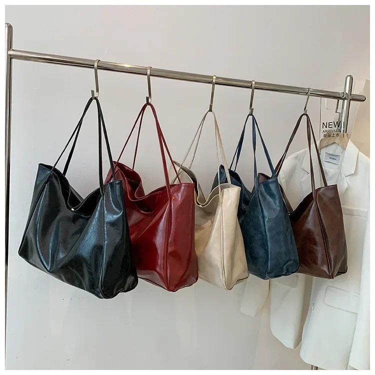 bags : Tote Bag - Samsara Soft PU Leather in van Pantino