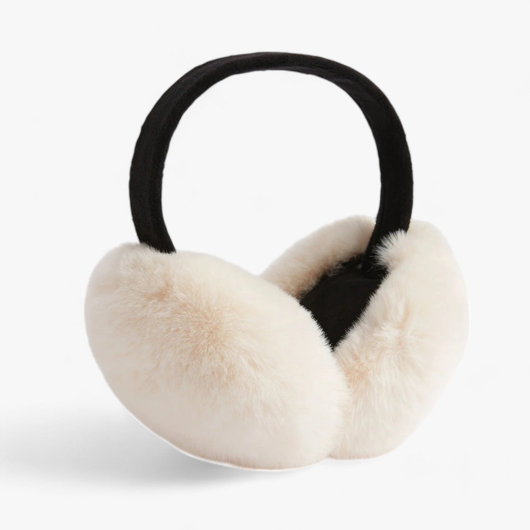 Earmuffs : Nepvachten in Kunstbont - Gezellige Winterwarmte - Zwart Wit in Zwart Wit van Pantino