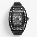 Horloge Zwart - Luxe Tonneau