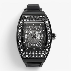 watches : Horloge Zwart - Luxe Tonneau in van Pantino