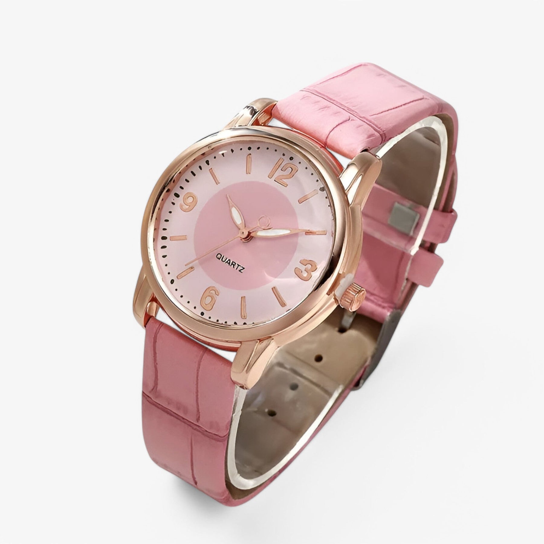 Watch : Elegant Design Luxe Quartz Dameshorloge - Lichtpaars in van Pantino