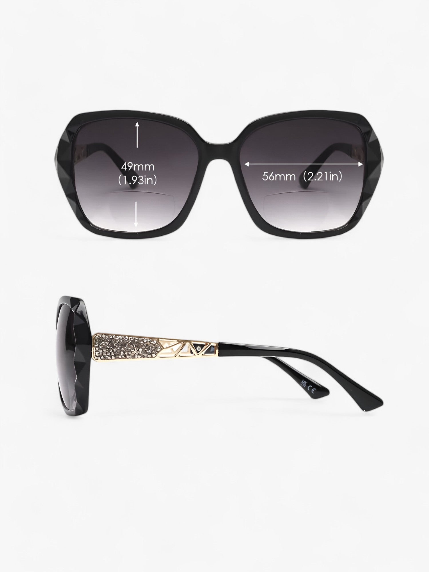 Sunglasses : Zonnebril Dames C3 Grijs - Elegant & Stijlvol in van Pantino