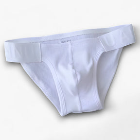 Boxer Briefs : Garen Katoenen Slip - Ademend Comfort (3+1 Gratis) - Roze in Wit van Pantino