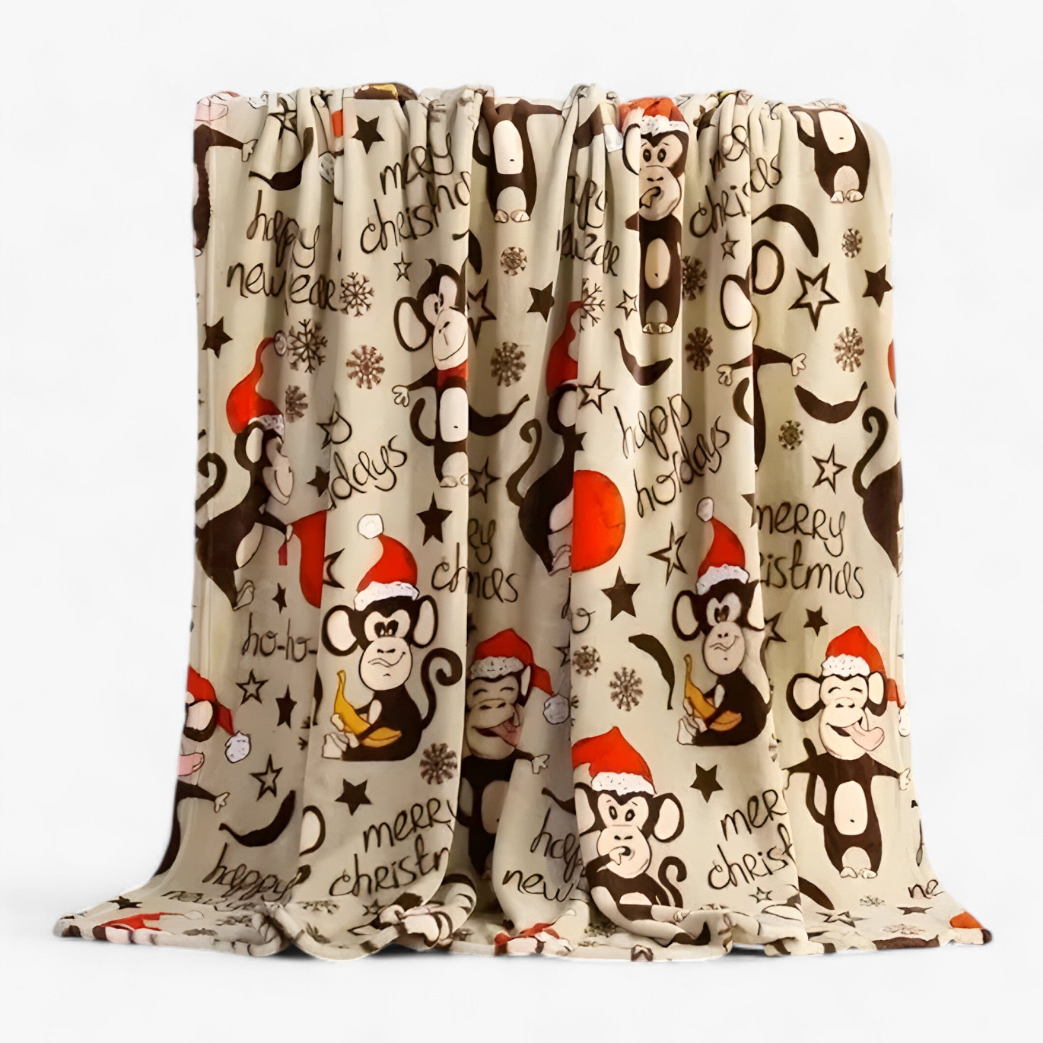 home & garden : Velvy Luxe Kerstdeken van Fleece - Elegante en Gezellige Vakantiedecoratie - Groen in Geel van Pantino