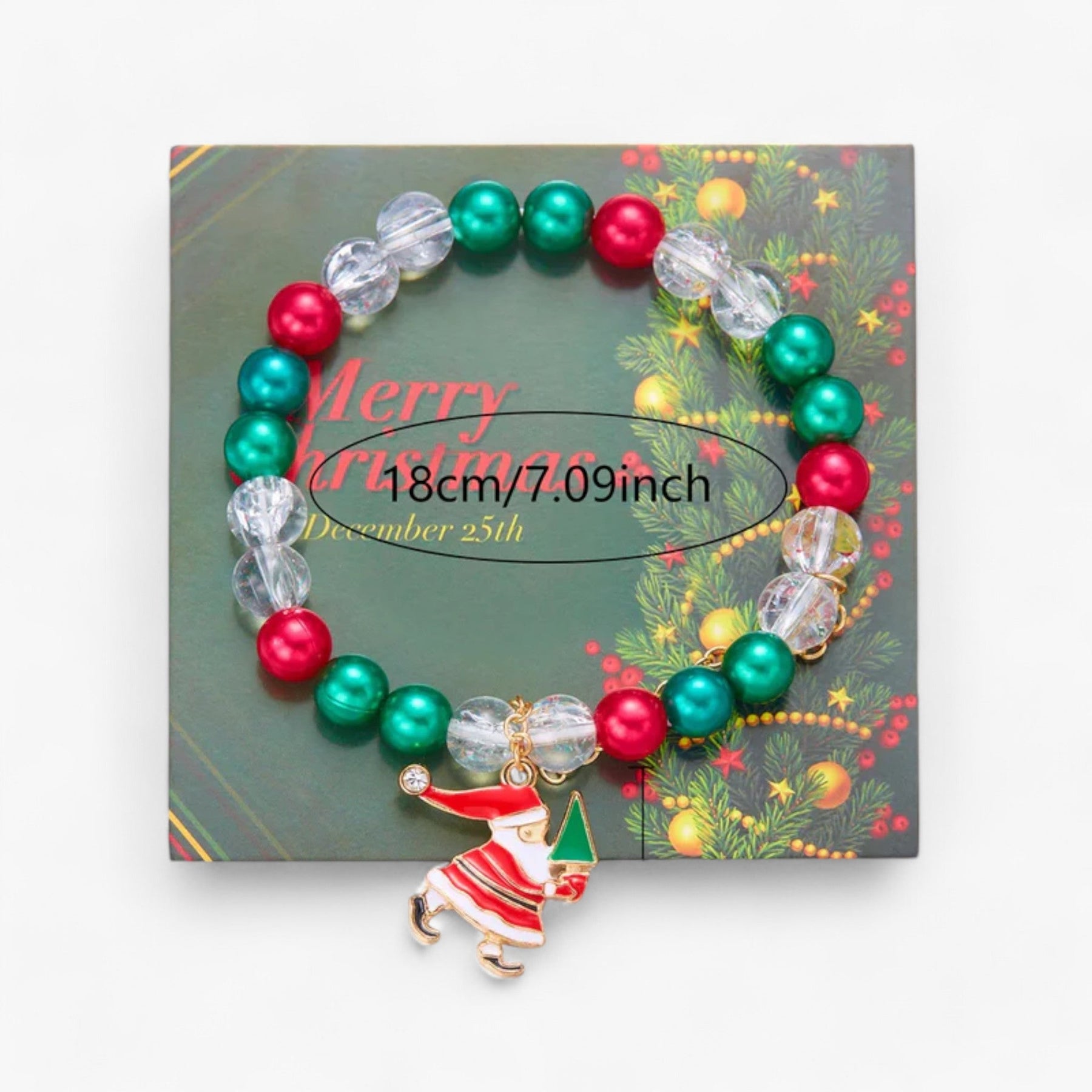 Bracelet : Armband Dames Groen - Feestelijke Sieraden - Armbanden van Rode en Harsparels in 4 van Pantino