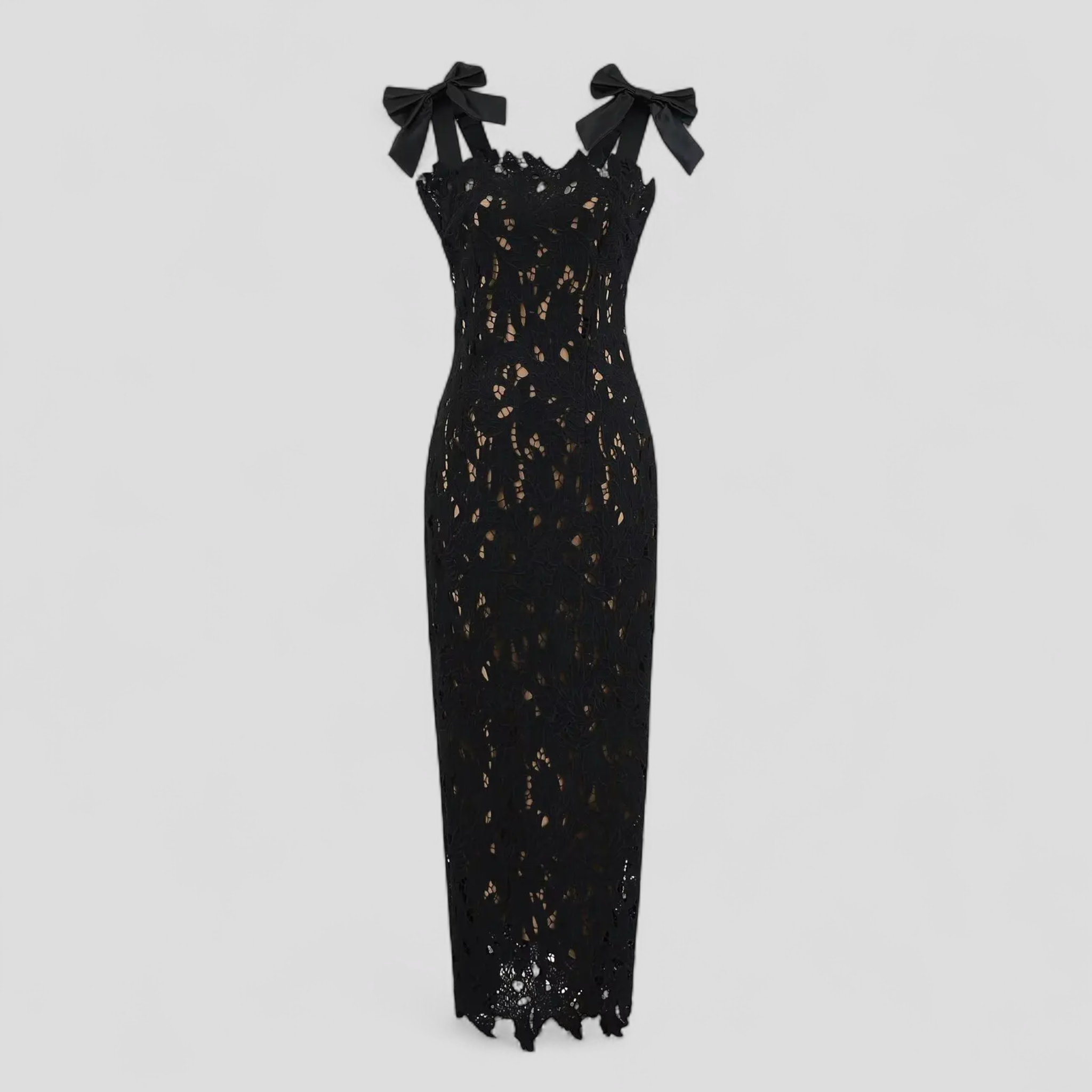 Dresses : Elegante Zwarte Dames Kokerjurk met Boothals en Lange Mouwen van Elastische Jersey in Nero S van Pantinoshop