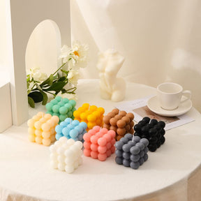 home & garden : Bubble Glow Kaars Wit - Prachtig Trendy Interieur Decoratie - Soja Wax in van Pantino