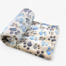 pets : CozyPaw - Warme Fleecedeken voor Huisdieren - Wit in Lichtkoffie 60X40 cm van Pantino
