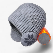Hat : Hoed Crèmekleurig - Winter Warmte - Met Oor Bescherming in Lichtgrijs 55-60cm van Pantino