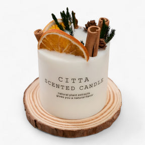 home & garden : Sojawas Geurkaars - Ontspannende Aromatische Decoratie voor Feestdagen en Bruiloften in A4 van Pantino