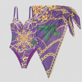 Dames Badpak Zwart V-hals, Brede Bandjes, Volledige Bedekking - S-XL