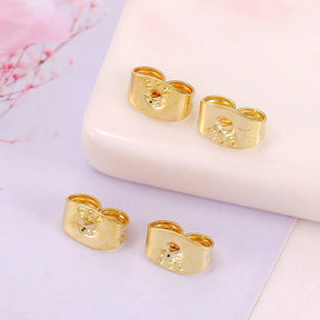 Earring Backs : Oorbellen Achterstopper - Zilver in Gouden van Pantino