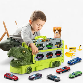 pets : Dinosaurus Race Truck - Eindeloos Plezier - Militair Groen in van Pantino