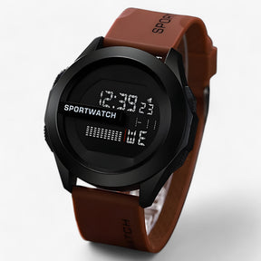 watches : Waterdichte Digitale Horloge A-Leemgroen - Robuust & Betrouwbaar voor Elk Avontuur in A-Koffie van Pantino