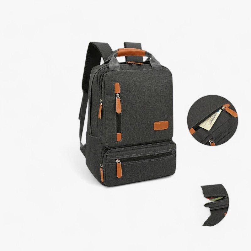 bags : Rugzak Zwart - Set van Rugzakken - Stijlvol en Veelzijdig in van Pantino