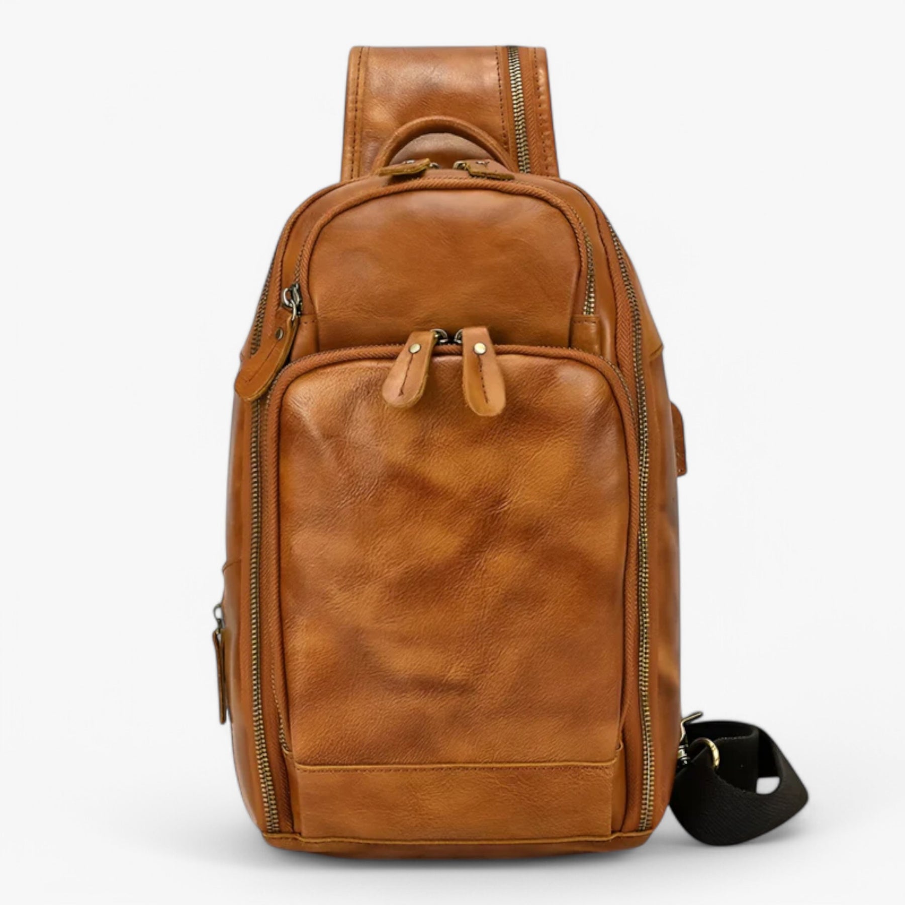 bags : Modern en Functioneel Heren Leder - Bruin in Bruin van Pantino