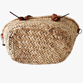 Tote Bag : Strandtas in Net voor Dames - Grote Capaciteit en Zomers Uiterlijk - Bruin in van Pantino