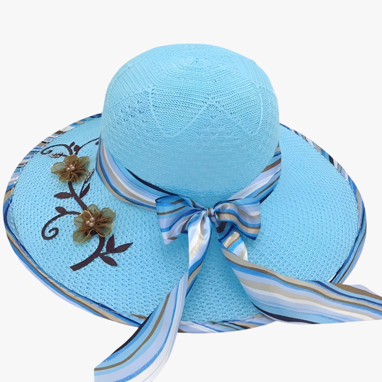 outdoor equipment : Zomershuttle met Grote Schaduw - Modieus, Opvouwbaar en UV-beschermend - Beige in Blauw van Pantino