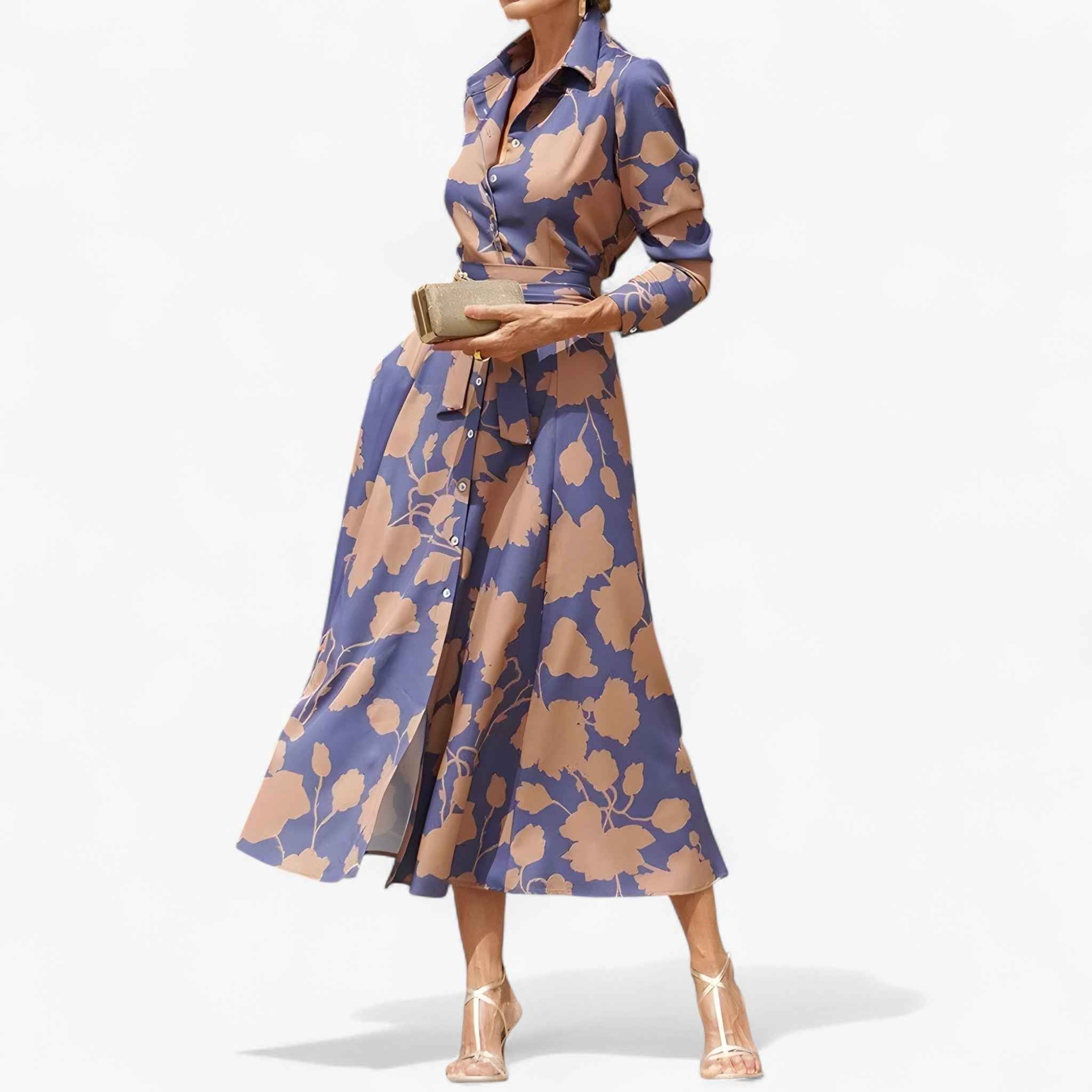 Dresses : Klassieke Overhemdjurk voor Dames - Hoge Kwaliteit, Snelle Levering in Viola van Pantino
