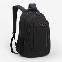 bags : Rugzak Heren Rood - Ruime Laptoprugzak voor Studenten in Zwart van Pantino