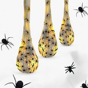 home & garden : Hangende Spinnenweb Eieren met Lichten - Halloween Spookhuis Decoratie - Paarse Verlichting in van Pantino