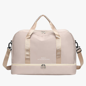 bags : Uitbreidbare Reistas voor Sport en Weekendtrips - Blauw in Beige van Pantino