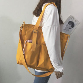 Dress : Waterdichte Combi-Tas - Geel in van Pantino