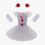 Robe Tutu Pennywise Enfants - Tenue Mignonne et Effrayante