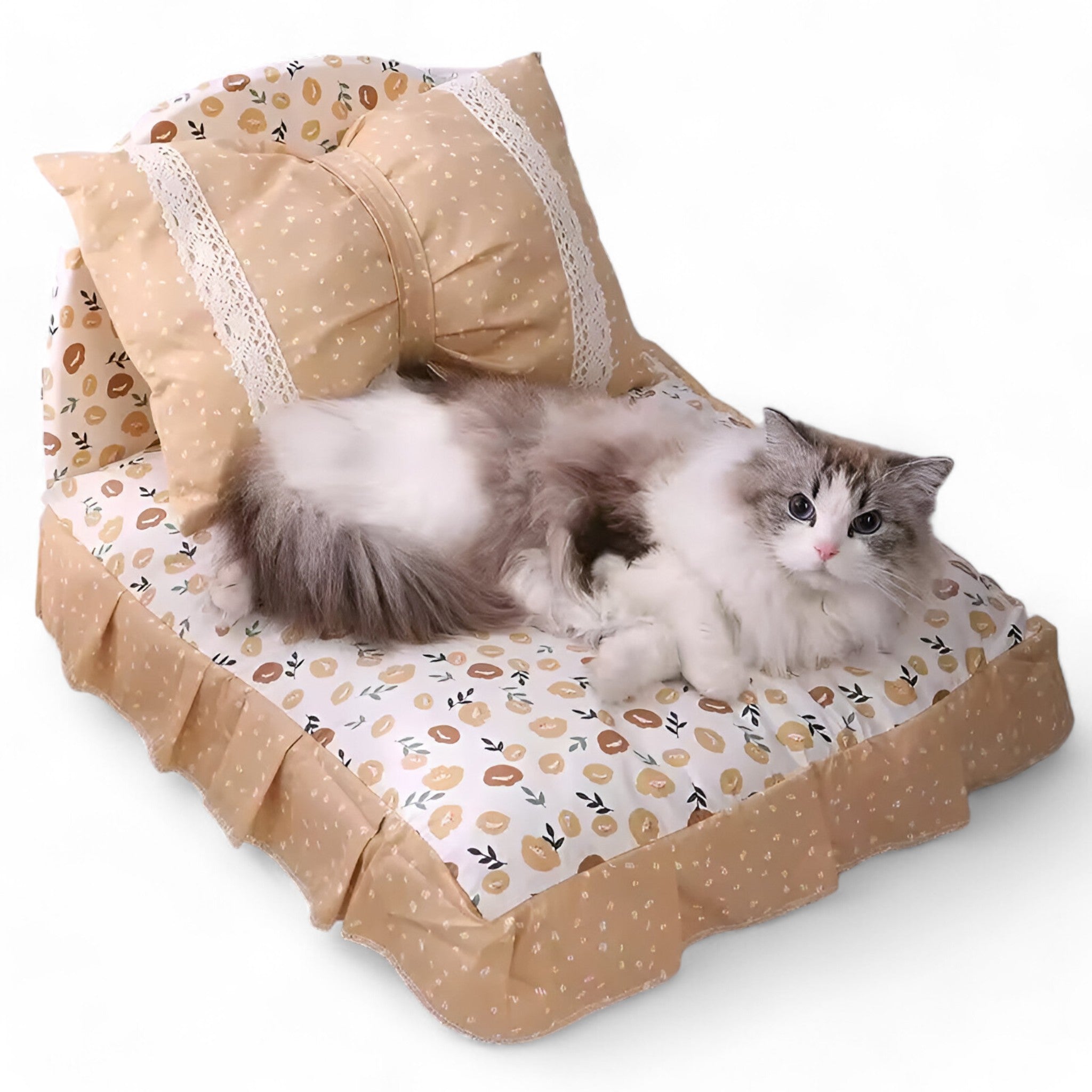 pets : BowLux - Schattig Strik Katten - En Hondenbed in van Pantino