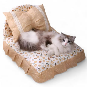pets : BowLux - Schattig Strik Katten - En Hondenbed in van Pantino