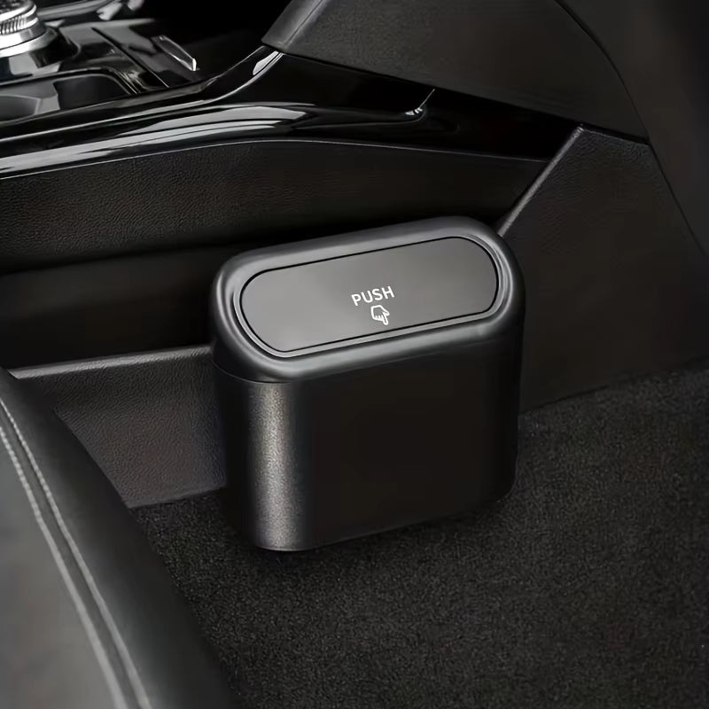 home & garden : Compacte Auto Afvalbak met Drukdeksel – Kleine Afvalbak voor de Auto in van Pantinoshop
