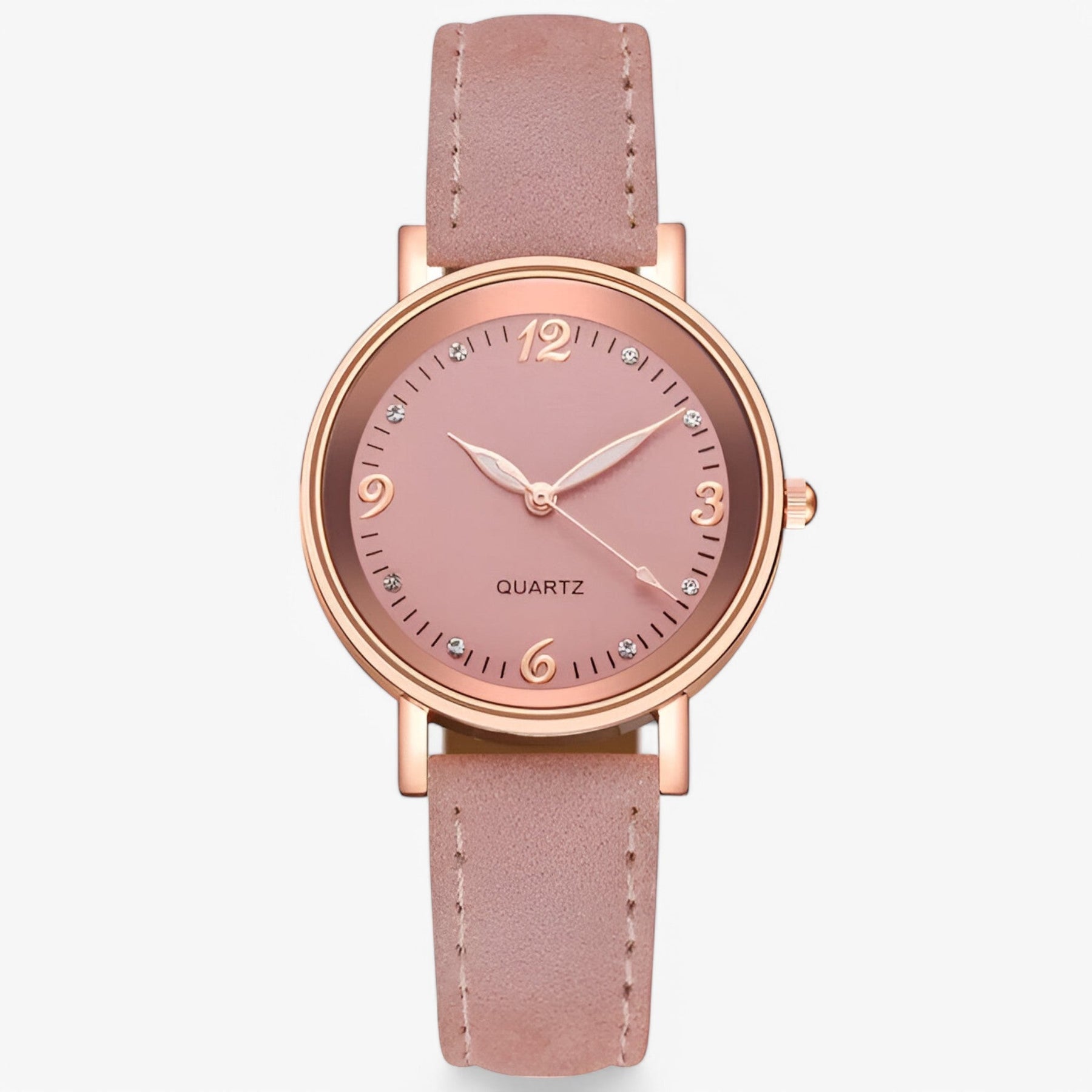 watches : Roestvrij Staal Kwarts Horloge - Paars in Roos van Pantino