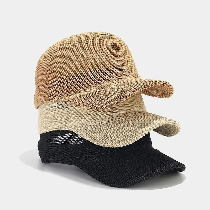 Sun Hat : Geweven Zonnehoed Dames - ChicShade Beige Strohoed met Brede Rand in van Pantino
