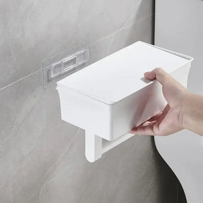 home & garden : Toiletrolhouder Zwart - Elegant Functioneel Badkamer - RVS in Wit van Pantino