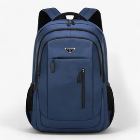 bags : Rugzak Heren Rood - Ruime Laptoprugzak voor Studenten in Donkerblauw van Pantino
