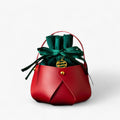 Kerstmis Appelzak - Draagbare Cadeaudoos voor Feestelijke Verpakking - Rood