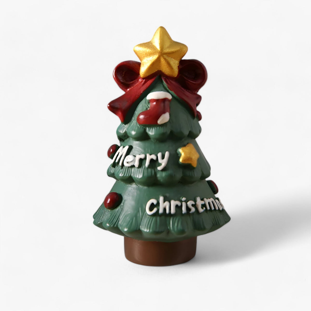 home & garden : Micro Landschap Kerstdecoraties - Voeg een Schattige Touch Toe aan Uw Bureau en Auto in Kerstboom van Pantino