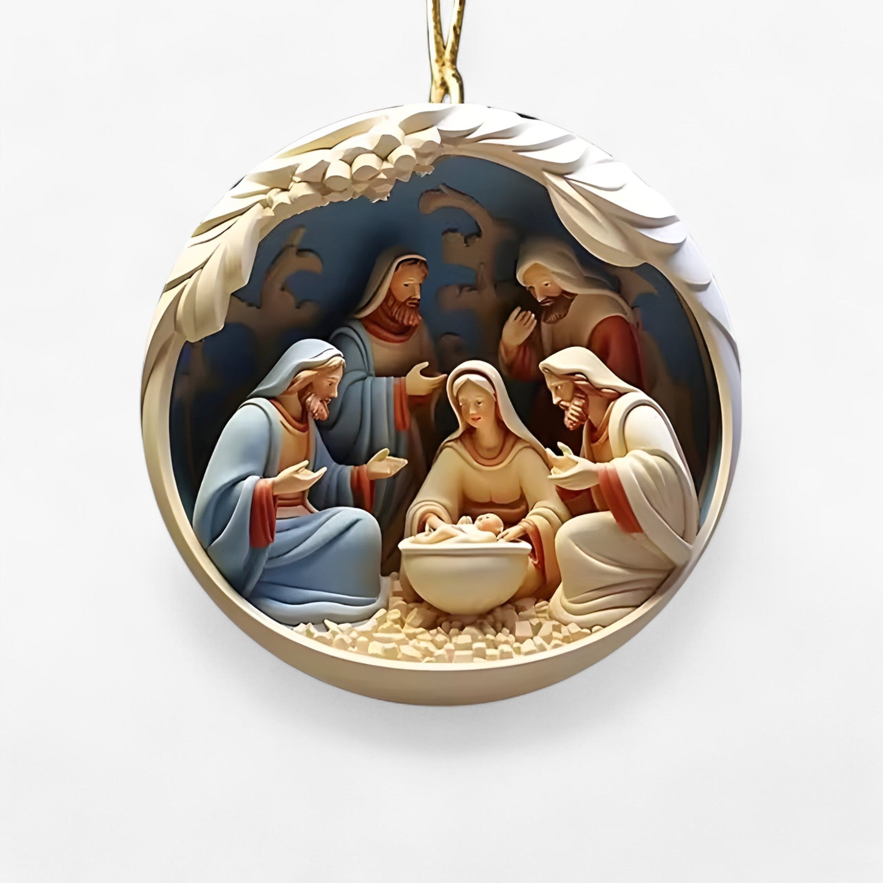 home & garden : Creatieve Familie Scène - Warme Decoratie voor de Kerstboom in A van Pantino
